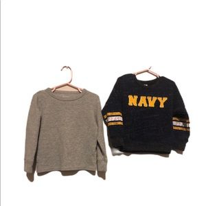 Toddler Boys Sweatshirt Bundle of 2